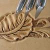 Small Vertical Thumb Print Leather Stamps, Set of 3, Stainless Steel Leather Stamping Tools, Zhong Jiang Leather Tools view 3