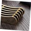 BIUDECO Nail Art Pen Holder for 5 Pens Compact Manicure Stand 3.07X1.96X0.78 Inch Portable Nail Brush Organizer for Gel Polish Pens and Salon Tools view 3