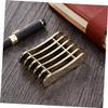 BIUDECO Nail Art Pen Holder for 5 Pens Compact Manicure Stand 3.07X1.96X0.78 Inch Portable Nail Brush Organizer for Gel Polish Pens and Salon Tools view 4