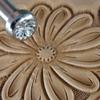 Snowflake Flower Center Leather Stamp, Stainless Steel Leather Stamping Tool, Zhong Jiang Leathercraft Stamp view 1
