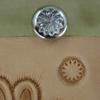Snowflake Flower Center Leather Stamp, Stainless Steel Leather Stamping Tool, Zhong Jiang Leathercraft Stamp view 2