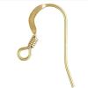 ASTAUT 14k Gold Filled Flat Fishhook Earwire with Coil 10 pcs view 1