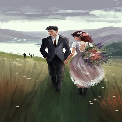 Wedding DIY Diamond Painting Kits Adult Children Full Diamond Handmade Art, Unframed Canvas Painting for Bridal Gift & Romantic Couple Oil Painting Room Decor 12X16inch