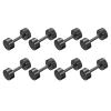 uxcell 8Pcs Metal Bag Strap Connect Buckles,19x29mm Purse Screw Fixing Rivets Barbell Shape for Handbag Belt Handle Connective Decoration (Metallic Black) view 1