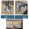Tophacker Natural Rattan Webbing, Cane Webbing Sheet, Woven Cane Material Roll, Caning Material, DIY Decorating, for Chair Cabinet Ceiling Furniture 16 22 24 32 in (Size : 50cmx100cm(20inx40in)) view 3