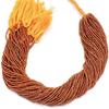 Kashish Gems & Jewels Natural Honey Citrine 2 mm - 2.5 mm Faceted Rondelle Beads 13 Inch Strand AAA Citrine Semi-Precious Stone Roundel Beads for Jewellery Making. view 2