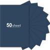 50 Sheets Navy Blue Cardstock 8.5 x 11 inch, 250gsm/92lb Blue cardstock Paper for DIY Arts and Cards Making, Heavy Brown Craft Paper for Invitations, Stationary Printing,Scrapbook Supplies view 1