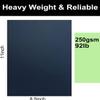 50 Sheets Navy Blue Cardstock 8.5 x 11 inch, 250gsm/92lb Blue cardstock Paper for DIY Arts and Cards Making, Heavy Brown Craft Paper for Invitations, Stationary Printing,Scrapbook Supplies view 2