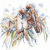 Andriana Cross Stitch Embroidery Kits for Adults Birds - Sparrows 1512cm/5,91"4,72" 16 Count view 1