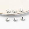 200Pcs 10mm Rondelle Spacer Beads Silver Plated Rhinestone AB Color Crystal Loose Beads for Necklaces Bracelets Jewelry Making view 2