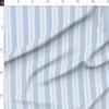 Spoonflower Fabric - Garden Stripe Grandmillennial Cornflower Blue and White Laurel Printed on Organic Cotton Sateen Fabric Fat Quarter - Sewing Quilting Apparel Home Decor view 2