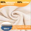 80" 40" Large Overlocking Tufting Cloth with Marked Lines- Primary Monk's Cloth Punch Needle Fabric for DIY Rug-Punch Tufting Gun view 4