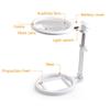FairUo Magnifying Glasses,Desktop Magnifying Glass with Led Lamp Hands Free Folding Magnifier 2X 5X Hd Lens Old Man Reading Table Lamp, for Identification Watches DIY Crafts Carving Repair view 3