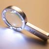 FairUo Magnifying Glasses,10X Magnifying Glass Hd Lens Old Man Reading Handheld Hanging Lightweight Magnifier with Led Light, for Identification Wenwan Coins view 4