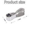 FairUo Magnifying Glasses,40X Magnifying Glass with 2 Led and Uv Lamps for Coins Appraisal Banknote Detector Mini Folding Metal Magnifier view 2