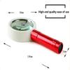 FairUo Magnifying Glasses,Magnifying Glass with Light 10X Hd Lens Handheld Illuminated Reading Magnifier with 10 Led Lamps for Seniors Reading Soldeinspection Coins Explo75Mm view 2