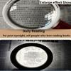 FairUo Magnifying Glasses,Magnifying Glass with Light 10X Hd Lens Handheld Illuminated Reading Magnifier with 10 Led Lamps for Seniors Reading Soldeinspection Coins Explo75Mm view 4