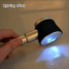 FairUo Magnifying Glasses,45X Magnifying Glass for Close Range Work Industrial Electronics Inspection Coins Jewelry, with 3 Led Lights Loupe Handheld Illuminated Magnifier view 4