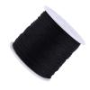 TITA-DONG 100M x 0.8mm Nylon Beading String Cord, Nylon Chinese Knot Cord Rattail Macrame Thread String Cord for Necklace Bracelet Beading Chinese Knot, Black view 4