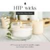 EAP Innovations HTP-52 Candle Making Wicks, Pre-Tabbed, Rigid, Self-Trimming Wicks for Candlemaking, Works with Paraffin, Gel & Vegetable Wax, 6" Length, Pack of 100 view 2