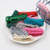5 10Yards Multi Colored Cotton Lace Trims Ribbon DIY Clothes Hometexile Edge Embellishement Handmade Cotton Fabric Material,Dark Blue,1,1.2CM view 4