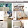 Natural Rattan Cane Pole Wrap Webbing Roll, 14"/16"/18"/20"/24"/36"/40" Width Pre Woven Open Weave Rattan Material, Caning Material Fabric for Furniture, Chair, Cabinet, Ceiling, DIY Projects ( Size : view 3