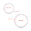 UtySty 20 Pack Dream Catcher Rings DIY Round Plastic Hoops Wrapping Ring for Dream Catchers Craft Making Parts Floral Macrame Charms Christmas Wedding Crochet Hanging Circle White 8.5cm+10cm view 2