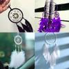 UtySty 20 Pack Dream Catcher Rings DIY Round Plastic Hoops Wrapping Ring for Dream Catchers Craft Making Parts Floral Macrame Charms Christmas Wedding Crochet Hanging Circle White 8.5cm+10cm view 4