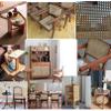 Tophacker Rattan Cane Webbing Roll, Rattan Pressed Cane Webbing Sheet, Woven Cane Material Net, Rattan Material for Chairs, for Furniture Caning Projects (Size : 100cmx300cm(40inx119in)) view 2