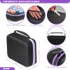 MoeeBtee Diamond Painting Storage Containers, 30 Slots Diamond Painting Accessories and Tools, Diamond Painting Organizer, Diamond Art Storage Case Jewelry Beads Storage Case - Purple view 2