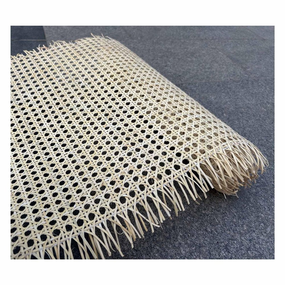 Tophacker Natural Rattan Webbing, Caning Projects, Rattan Cane Webbing Roll, Woven Hexagon Open Mesh, DIY Supplies, for Furniture Chair Table Ceiling (Size : 40cmx200cm(16inx79in))