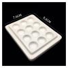 MyncbD Painting Palette Ceramic Palette with Lid for Watercolor Painting, Oil Painting, Gouache, Handicrafts, Amateur Craftsmen, Paint Tray, Painting Tools view 3