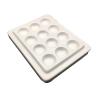 MyncbD Painting Palette Ceramic Palette with Lid for Watercolor Painting, Oil Painting, Gouache, Handicrafts, Amateur Craftsmen, Paint Tray, Painting Tools view 4