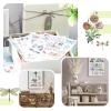 BBTO 12 Sheets Summer Dragonfly Rub on Transfers for Crafts and Furniture Flower Rub on Transfer Stickers Decals for Wood DIY Paper Home Decor, 5.5 x 5.7 Inch view 2