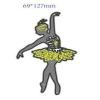 Ballerina Dancing Woman Metal Cutting Dies Die Cut Scrapbooking Decoration Craft view 2