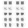 20 PCS Cute Mom Cup Silicone Focal Loose Beads Accessory for DIY Keychains Bracelet Necklace Pens Lanyard Making view 1