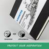 Vanrtto Hardcover Sketch Book, Square Mixed Media Sketchbook 8x8 in 2 Pack view 4