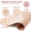 ELW Leather Strap, 8-9 Oz, 4 inch wide x 40", Cowhide Veg Tan Leather Belt Blank, Leather Strips, Tooling Leather, Tan Straps for Crafts, Belt Making & Crafting Blank Hide view 4