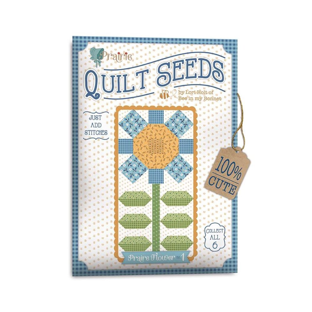 Riley Blake Bundled Quilt Seeds Patterns of Different Collections By Lori Holt of Bee in My Bonnet, Inspiring Designs for Beautiful Quilts (Bundle of 6 Prairie Flowers Quilt Seeds)