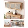 Natural Material Rattan Webbing Reed Furniture Repairing, Wicker Rattan Material Basket Weaving Kit, Rattan Baskets Braided Rattan Cane Webbing for Chair Making and DIY Making Supplies ( Color : 5mm , view 4