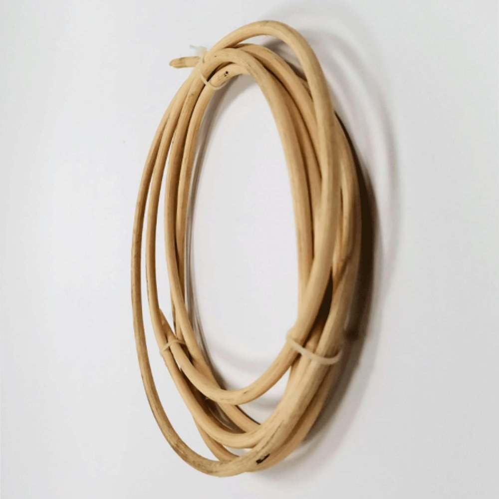 Natural Rattan Webbing Reed, 4mm/5mm/6mm Wicker Rattan Material Furniture Repairing, Basket Weaving Kit Braided Rattan Cane Webbing for Chair Making Aroma Stick and DIY Making Supplie (Color : 5mm,