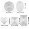 Briartw 70 PCS Basic Line Frame Cutting Dies for Card Making Metal Stencil for DIY Scrapbook Handmade Invitation Card Postcard Release Stress Embossing Decoration Crafts Tool view 2