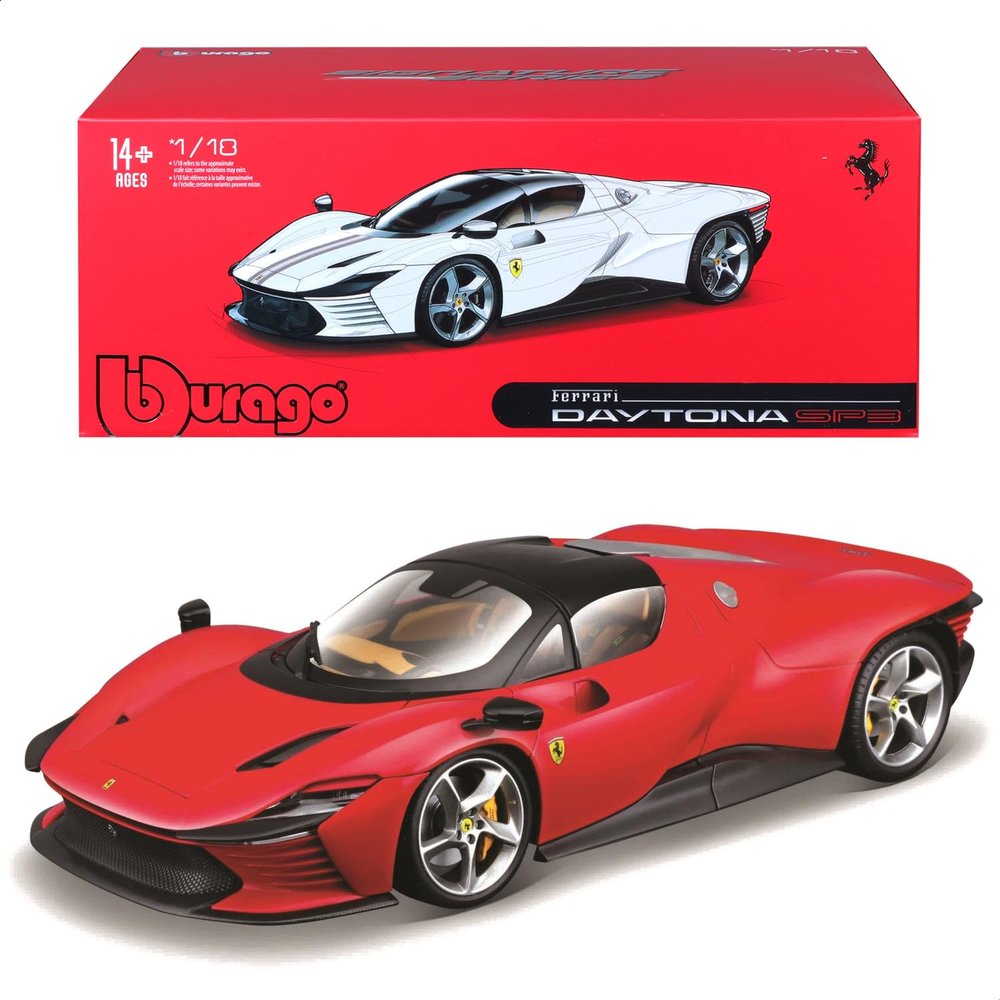 Bburago - Iron Daytona SP3 Spider Closed Version - 2022-1/18