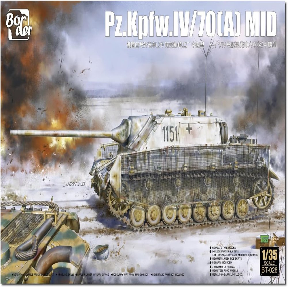Border Models BT028 1/35 Jagdpanzer IV L/70, Panzer IV/70(A) mid