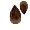 Brown Toned Quilling Paper Strips 5mm in Shades of Chocolate-120pc/set 21inch Length-Quilling Strip Set Pastel-Colored (Brown) view 1