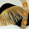 Trims By The Yard 2" Stretch Chainette Fringe Trim, Decorative Polyester Fringe Trim, Versatile Fringes for Costumes, Home Decor, and Party Decorations, 5 Yards, Red view 3