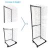 JIAHESHYP Art Drying Rack for Painting Craft Artwork Canvas Storage, Stackable Wire Shelves Metal Drying Rack for Classroom, Schools and Art Clubs, Power Coated, Black+White (Size : 40 Shelves) view 3