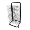 JIAHESHYP Metal Steel Art Drying Rack Removable Shelves Mobile Printing Drying Shelf Artwork Storage Display Rack with Wheels for Classrooms, Art Studios and Home Use, Black (Size : 25 Shelves) view 1