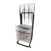 JIAHESHYP Metal Steel Art Drying Rack Removable Shelves Mobile Printing Drying Shelf Artwork Storage Display Rack with Wheels for Classrooms, Art Studios and Home Use, Black (Size : 25 Shelves) view 3