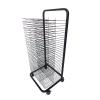 7 Sizes Mobile Art Drying Rack on Wheels, Classroom Studio Home Metal Artwork Storage Display Rack with Shelves for Kids, Artists, Art Organizer for Paintings Drying Rack ( Size : 35 Shelves ) view 1